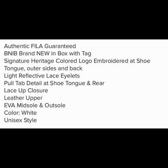 NEW FILA Disarray - Picture 8 of 8